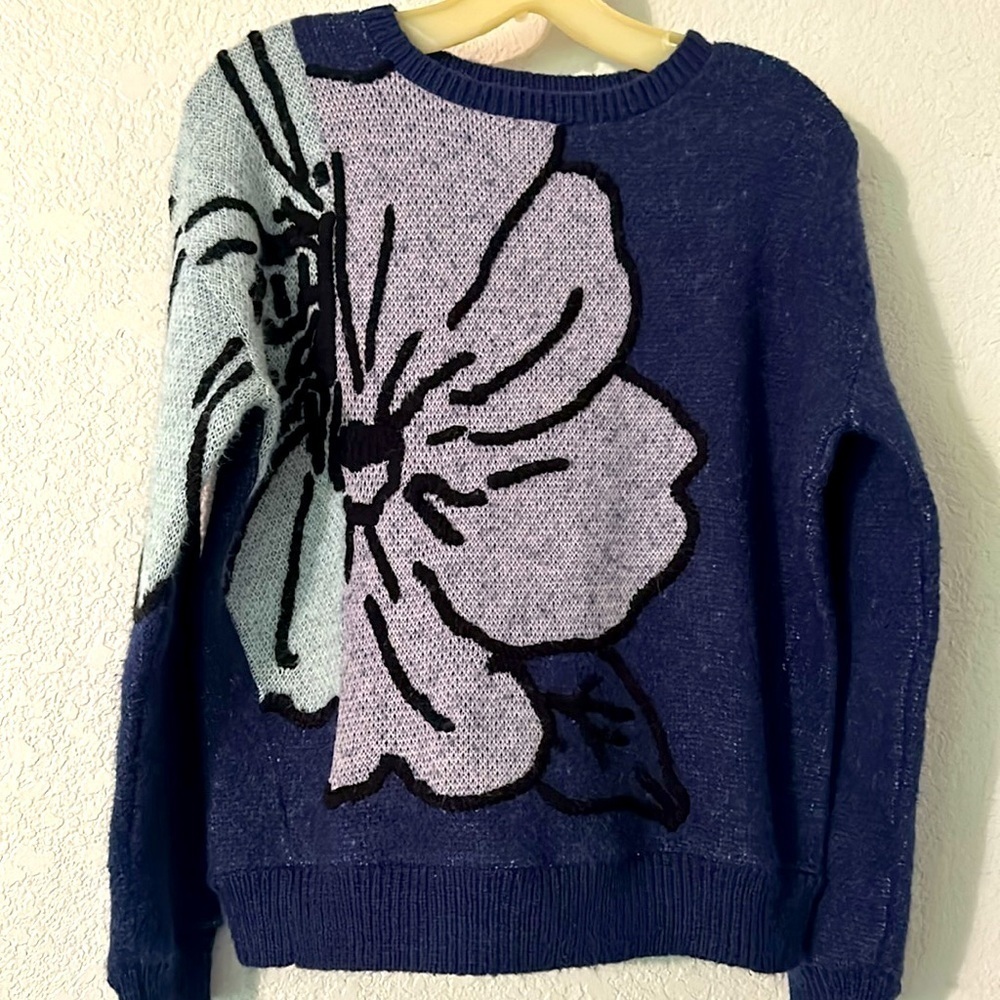 Anthropologie HWR Monogram sweater